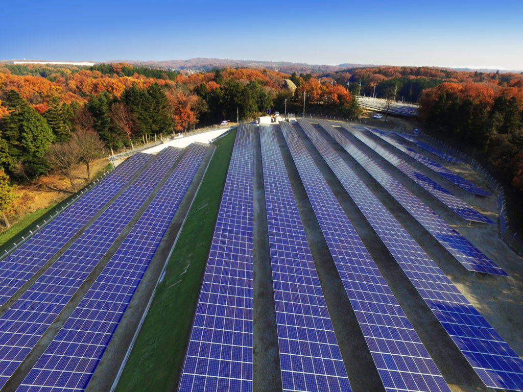 鳩山メガソーラーパーク 施工実績 株式会社田中工業 鳩山メガソーラーパーク 施工実績 株式会社田中工業